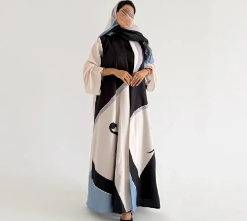 عباية منقطه بتدخيلة قيطان برغندي photo review