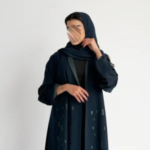 عباية نص كلوش بتقنية قص الليزر